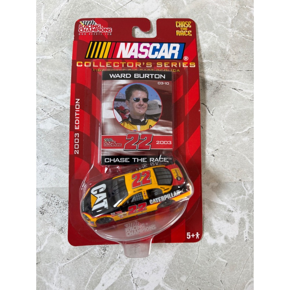 Ward‎ Burton #22 Caterpillar NASCAR Racing Champions 1:64 Scale Diecast 2003